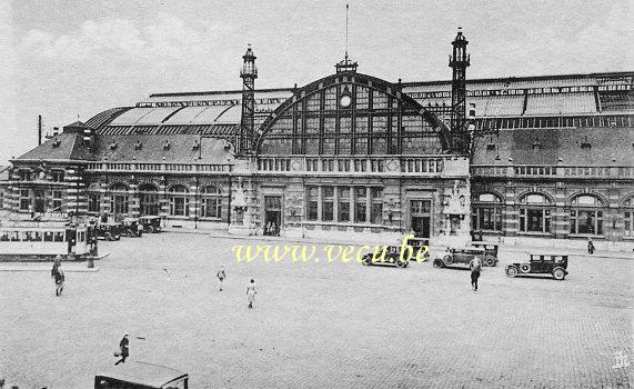 ancienne carte postale de Malines La Gare