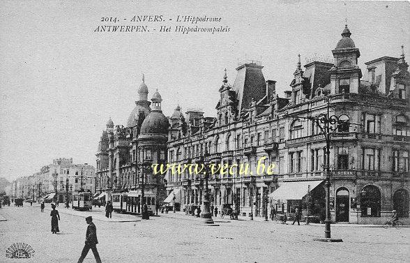 ancienne carte postale de Anvers L'Hippodrome