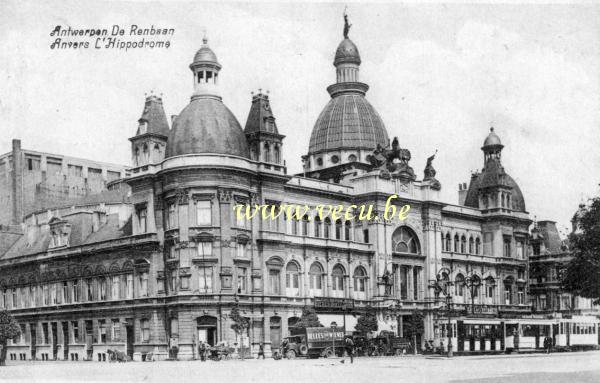 ancienne carte postale de Anvers L'Hippodrome