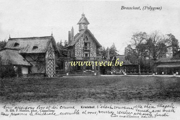 ancienne carte postale de Brasschaat Kruishof