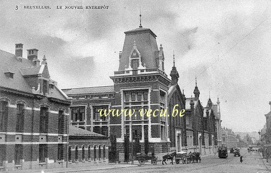 postkaart van Brussel Derde Stapelhuis