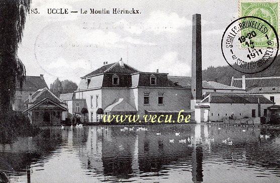ancienne carte postale de Uccle Le Moulin Hérinckx ou Moulin blanc