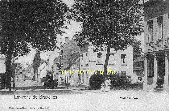 ancienne carte postale de Uccle Vivier d'Oye