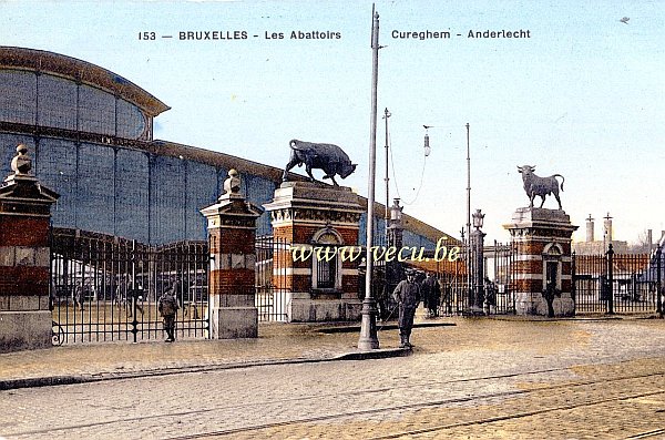 postkaart van Anderlecht Slachthuis