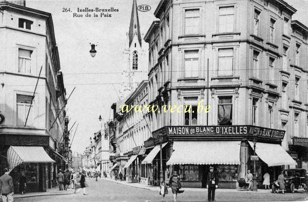 postkaart van Elsene Vredestraat