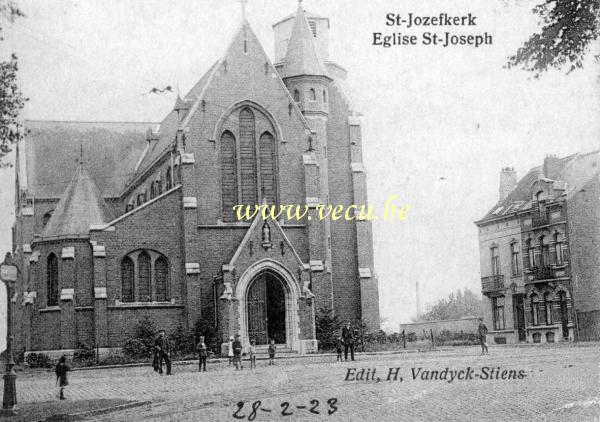 postkaart van Evere St-Josefskerk