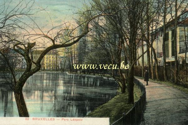 postkaart van Brussel Leopoldpark