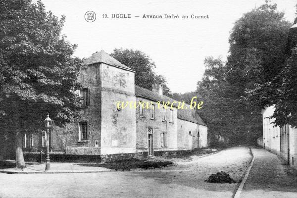 ancienne carte postale de Uccle Avenue Defré au Cornet