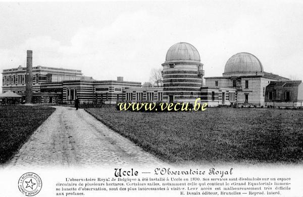 ancienne carte postale de Uccle L'Observatoire Royal