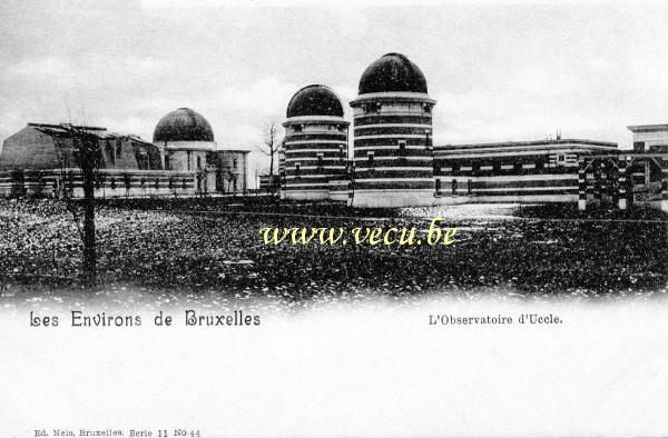 ancienne carte postale de Uccle L'Observatoire d'Uccle