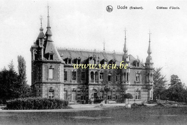 ancienne carte postale de Uccle Château d'Uccle
