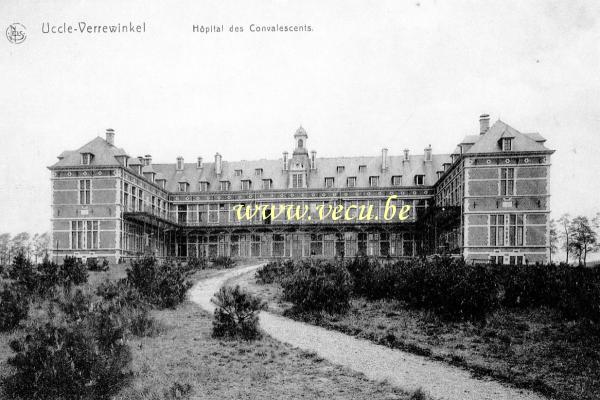ancienne carte postale de Uccle Hôpital des convalescents