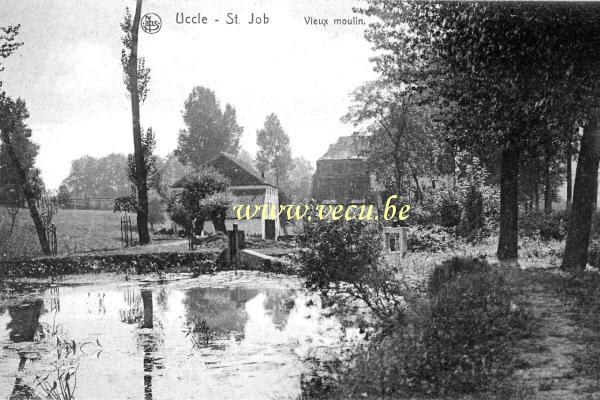 ancienne carte postale de Uccle St Job - Vieux Moulin