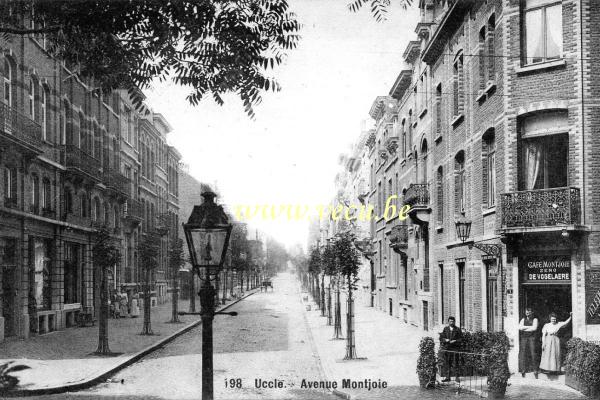 ancienne carte postale de Uccle Avenue Montjoie