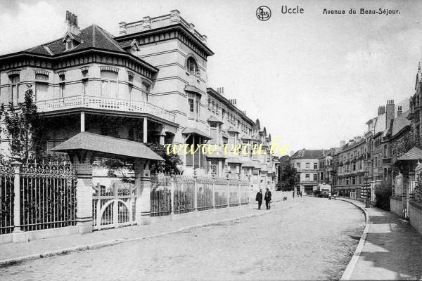 ancienne carte postale de Uccle Avenue Beau-Séjour