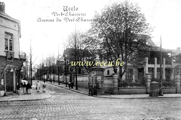 ancienne carte postale de Uccle Avenue du Vert Chasseur