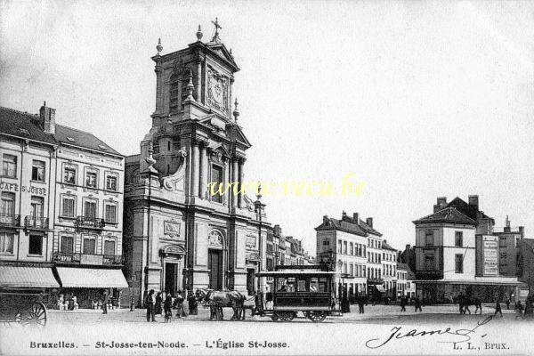 postkaart van Sint-Joost L'église St-Josse