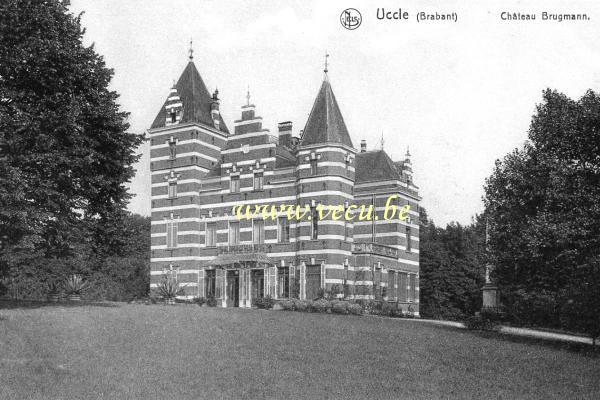 ancienne carte postale de Uccle Château Brugmann