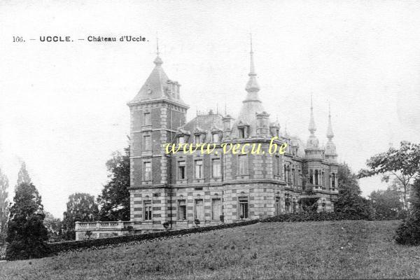 ancienne carte postale de Uccle Château Allard