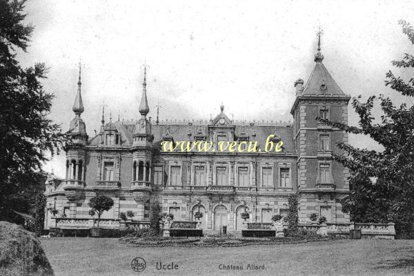 ancienne carte postale de Uccle Château Allard