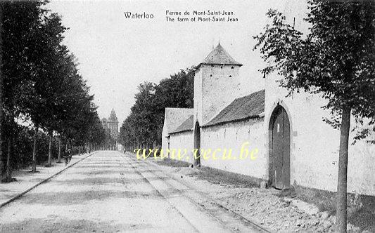 ancienne carte postale de Waterloo Ferme de Mont-Saint-Jean