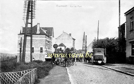 ancienne carte postale de Rixensart Rue du Pont
