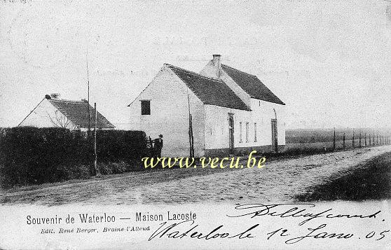 postkaart van Waterloo Maison Lacoste