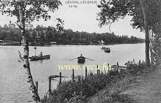 ancienne carte postale de Genval Le Lac