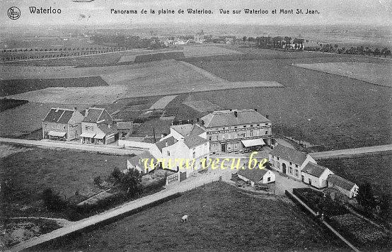postkaart van Waterloo Panorama de le plaine de Waterloo et Mont-St-Jean