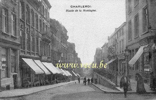 ancienne carte postale de Charleroi Haute de la Montagne
