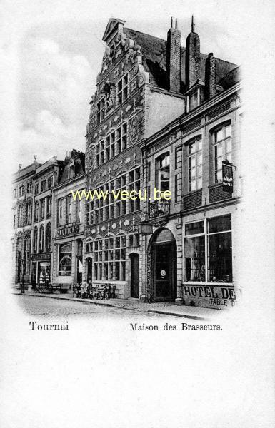 postkaart van Doornik Maison des Brasseurs