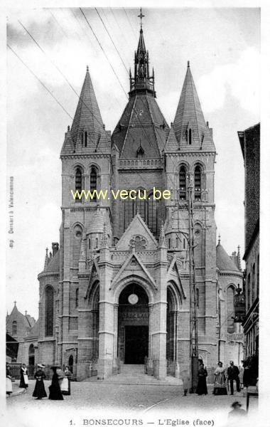 postkaart van Bonsecours L'Eglise (face)