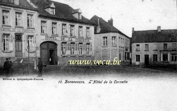 ancienne carte postale de Bonsecours L'Hôtel de la Cornette