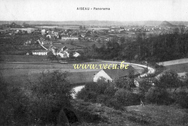 ancienne carte postale de Aiseau-Presles Aiseau -  Panorama