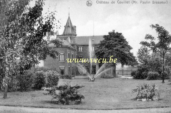 ancienne carte postale de Couillet Château de Couillet (Mr Paulin Brasseur)