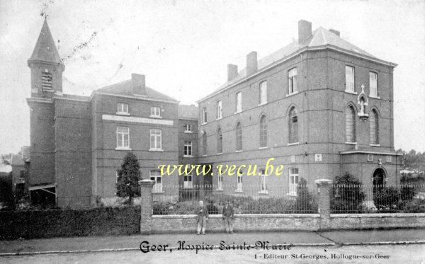 ancienne carte postale de Geer Hospice Sainte-Marie
