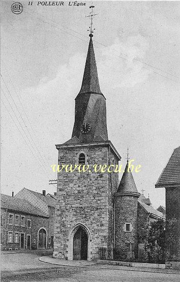 ancienne carte postale de Polleur L'Eglise