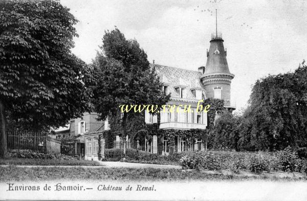 ancienne carte postale de Ouffet Château de Renal