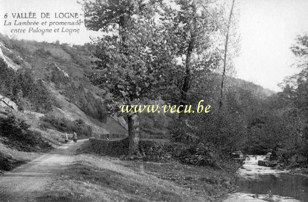 postkaart van Palogne La Lambrée et promenade entre Palogne et Logne