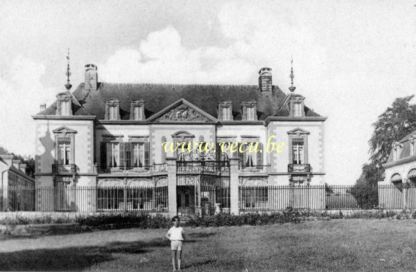 postkaart van Petit-Rechain Château de Petit-Rechain propriété de Mr Dossin