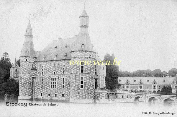 ancienne carte postale de Stockay Château de Jehay