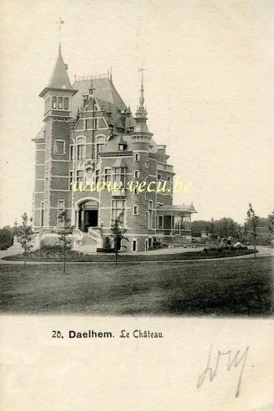 ancienne carte postale de Dalhem Le Château