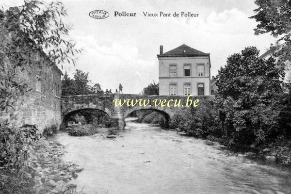 ancienne carte postale de Polleur Vieux Pont de Polleur