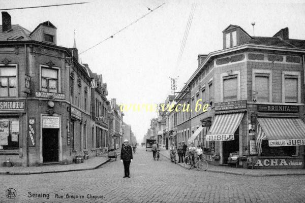 postkaart van Seraing Rue Grégoire Chapuis