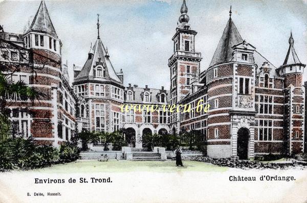 postkaart van Sint-Truiden Kasteel van Ordingen