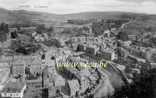 ancienne carte postale de Laroche Le Faubourg