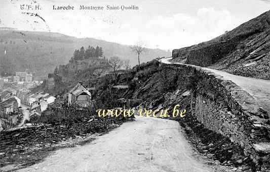 ancienne carte postale de Laroche Montagne Saint-Quoilin