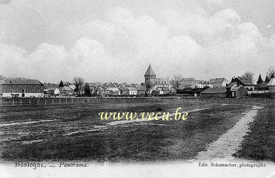 ancienne carte postale de Bastogne Panorama