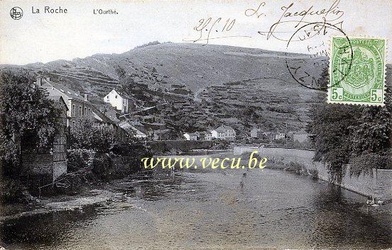 ancienne carte postale de Laroche L'Ourthe