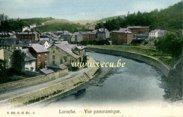 ancienne carte postale de Laroche Vue panoramique